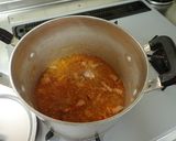 タマネギとベーコンの粒マスタードスープ作り方6写真