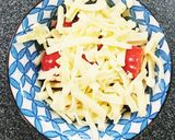 夏野菜☆とろ～りチーズで食べる熱々トマト作り方2写真