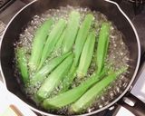 【簡単】オクラの胡麻和え作り方2写真