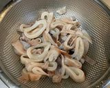 イカとネギのしょうが醤油いため作り方1写真