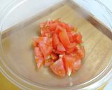 簡単☆海老とトマトの冷製パスタ作り方2写真