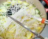 簡単　ズッキーニの春雨スープ　あっさり味作り方8写真