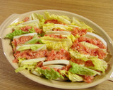 白菜と豚挽き肉の簡単重ね蒸し作り方3写真