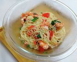 簡単☆海老とトマトの冷製パスタ作り方12写真