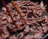 牛こま肉で激安♪ガーリックライスステーキ作り方3写真
