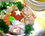 お弁当に✿ちくわの三つ編みフラワー作り方8写真