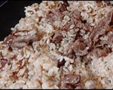 牛こま肉で激安♪ガーリックライスステーキ作り方5写真