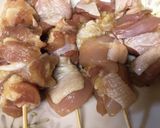焼きとり風の串焼きにしたグリル焼き作り方2写真