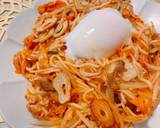 糖質0麺でキムチ焼きそば作り方7写真