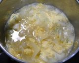 簡単！枝豆とふわふわたまごのお味噌汁作り方3写真