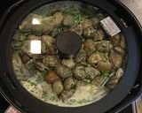 あさりと水菜としめじのガーリック蒸し作り方7写真