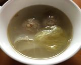 業務スーパー冷凍肉だんごで春雨スープ作り方4写真