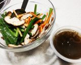 もずく黒酢で簡単❤冷やしサンラータン麺作り方1写真