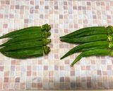ご飯にもお酒にも！オクラの胡麻和え作り方2写真