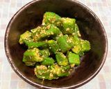 ご飯にもお酒にも！オクラの胡麻和え作り方6写真