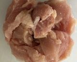 簡単♪やわらか鶏胸肉のチリソースかけ作り方1写真