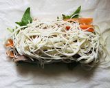 とうふそうめん風で低糖質な生春巻き作り方3写真