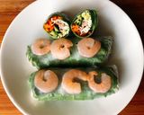 とうふそうめん風で低糖質な生春巻き作り方4写真