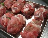 豚肉のシソチーズ巻き（お弁当に）作り方3写真