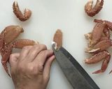 毛ガニのチリソース炒め作り方2写真