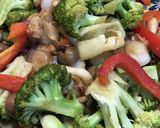 ベビーホタテと彩り野菜のバター醤油炒め作り方11写真