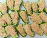 おからパウダー糖質オフ！ピーマンの肉詰め作り方6写真