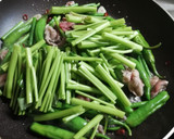 牛肉と三種の青野菜の中華炒め作り方3写真