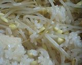 お肉ともやしの炊き込みごはん作り方4写真