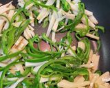 油小さじ1で簡単ヘルシー豚こま青椒肉絲作り方8写真