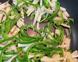 油小さじ1で簡単ヘルシー豚こま青椒肉絲作り方8写真