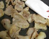 鶏皮とねぎのもっちり焼き作り方2写真