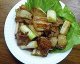 鶏皮とねぎのもっちり焼き作り方6写真