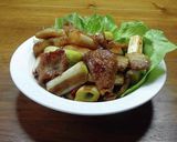鶏皮とねぎのもっちり焼き作り方7写真
