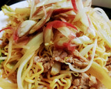 みょうがでさっぱり！夏の塩焼きそば作り方5写真