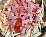 フライパンで！茄子とキノコのチーズ焼き作り方3写真