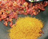 鶏ひき肉と万願寺とうがらしのキーマカレー作り方12写真
