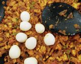 鶏ひき肉と万願寺とうがらしのキーマカレー作り方16写真