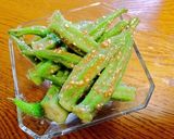 【簡単】オクラの胡麻和え作り方5写真