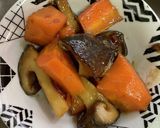 しいたけとにんじんのピリ辛炒め煮作り方5写真
