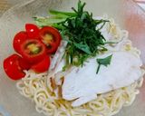 胡麻香る棒々鶏風冷やし味噌ラーメン作り方7写真