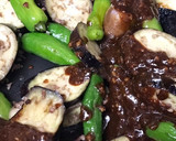 ナスとししとうの肉味噌炒め作り方8写真