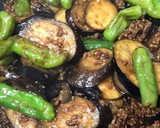 ナスとししとうの肉味噌炒め作り方9写真