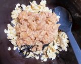 オートミール、レンジでツナ照り焼き丼作り方3写真