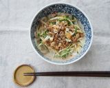 アーモンドミルクで*冷やし肉そぼろうどん作り方5写真