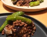 ナスとししとうの肉味噌炒め作り方11写真