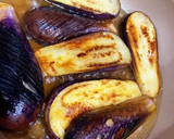 生姜たっぷり茄子の煮浸し♡彼氏ごはん作り方2写真