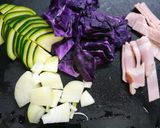 簡単!ズッキーニの卵炒め作り方1写真