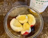 七夕に☆桃と豆乳のヘルシーブランマンジェ作り方2写真