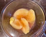 七夕に☆桃と豆乳のヘルシーブランマンジェ作り方3写真