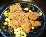 豚レバーグローブ焼き。作り方3写真